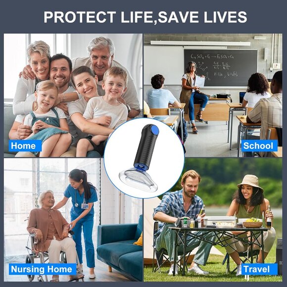 Fitiger 2 Pack First Aid Anti-Choking Pump Equipment Life Saving Kit NEW - Picture 4 of 14